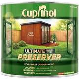 Cuprinol Red Paint Cuprinol Ultimate Garden Wood Preserver Wood Protection Red 1L