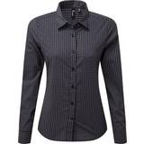 Premier Women's Maxton Check Long Sleeve Shirt - Steel/Black