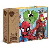 Clementoni Marvel Super Hero Play for Future 24 Pieces