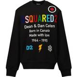 DSquared2 Kid's Rainbow Sweatshirt - Black (DQ0533D00G4JDQ900)