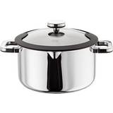Integrated Strainer Casseroles Stellar Stay Cool with lid 4.5 L 24 cm