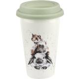 Porcelain Travel Mugs Wrendale Designs Rabbit, Guinea Pig, Mouse Travel Mug 30cl