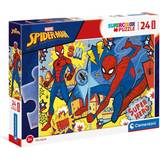 Clementoni Supercolor Marvel Spiderman 24 Pieces