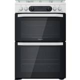 Ceramic Cookers Hotpoint HDM67G0CCW/UK White