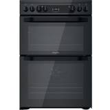 Hotpoint Ceramic Cookers Hotpoint HDM67V92HCB/UK Black