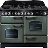 110cm - Dual Fuel Ovens Cookers Rangemaster CDL110DFFMG/C Classic Deluxe 110cm dual fuel Green