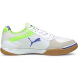 Suede Football Shoes Puma IBERO II Futsal M - White/Bluemazing/Green/Gum