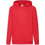 Fleece Sweatshirts Children's Clothing Fruit of the Loom Kid's Lightweight Hooded Sweatshirt - Red