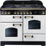 110cm Gas Cookers Rangemaster CDL110DFFWH/B White