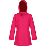 Parkas - Pink Jackets Regatta Kid's Talina Waterproof Hooded Fishtail Parka Jacket - Duchess