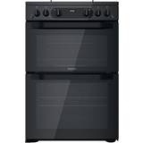 Gas Ovens Cookers Hotpoint HDM67G0CMB/UK Black