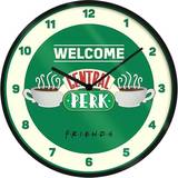 Clocks Friends Central Perk Green Wall Clock 24.5cm