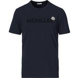Moncler Men Tops Moncler Logo T-shirt - Navy