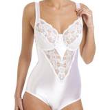 Camille Shapewear & Under Garments Camille Lingerie Jumper Lace Sexy Shapewear - White