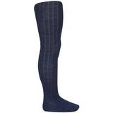 Acrylic Underwear Condor Wool Rib Tights - Navy Blue (12161_948)