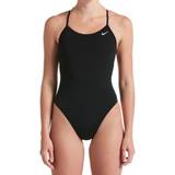 Nike Swimsuits Nike Hydrastrong Lace Up Tie Back Swimsuit - Black
