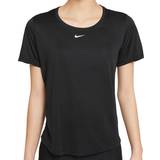Women T-shirts Nike Dri-FIT One Short-Sleeve Top Women - Black/White
