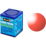 Red Acrylic Paints Revell Aqua Color Red Clear 18ml