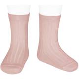 Pink Socks Condor Basis Rib Short Socks - Old Rose (20164_000_544)