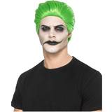 Clown Short Wigs Fancy Dress Smiffys Joker Wig Green