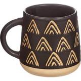 Sass & Belle Nomad Wax Resist Triangles Mug