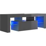 Wood Benches vidaXL Cabinet with LED Lights TV Bench 119.9x39.9cm
