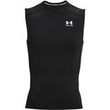 Under Armour Sportswear Garment Tank Tops Under Armour HeatGear Sleeveless Top - Black/White