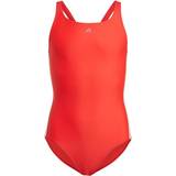 18-24M Bathing Suits Children's Clothing adidas Athly V 3-Stripes Swimsuit - Vivid Red/White (GQ1143)
