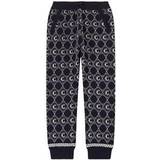 Sweatshirt pants - Wool Trousers Chloé Logo Knit Pants - Navy (C14682)