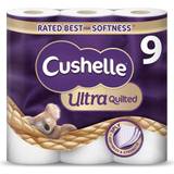 Cushelle Ultra Quilted 3-Ply Toilet Paper 9-pack