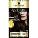 Black Permanent Hair Dyes Schwarzkopf Oleo Intense Permanent Oil Hair Colour #2-10 Black Brown