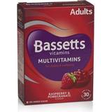Raspberry Vitamins & Minerals Bassetts Adult Multivitamins Raspberry & Pomegranate 30 pcs