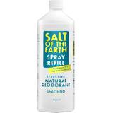 Bottle Deodorants Salt of the Earth Effective Natural Deo Spray Unscented Refill 1000ml