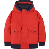 Parkas - Red Jackets HUGO BOSS Branded Badge Hooded Water Repellent Jacket - Red (J26452)