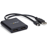 Firewire Cables StarTech DisplayPort Mini/USB A-2DisplayPort M-F 0.2m
