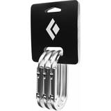 Keylock Carabiners Black Diamond Oval Keylock 3-pack