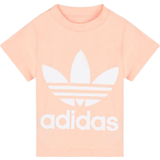 Press-Studs T-shirts adidas Infant Trefoil T-shirt - Haze Coral/White (H34600)