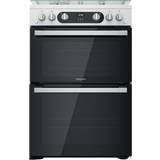 60cm - Gas Ovens - White Gas Cookers Hotpoint HD67G02CCW/UK White