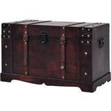 Wood Chests vidaXL Vintage Treasure Brown Chest 66x40cm