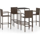 vidaXL 3064839 Outdoor Bar Set, 1 Table incl. 4 Chairs