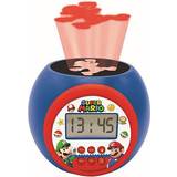 Multicoloured Alarm Clocks Kid's Room Lexibook Projector Alarm Clock Nintendo Super Mario & Luigi