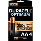 Duracell Batteries Batteries & Chargers Duracell Optimum AA 4-pack