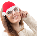 Women Hats BigBuy Christmas Glasses with Santa Hat Christmas Planet