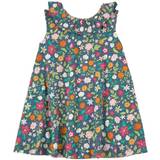 Everyday Dresses - Pocket Frugi Dina Slub Dress - Flower Valley (DRS110FVL1824)