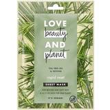 Anti-Pollution Facial Masks Love Beauty & Planet Face Sheet Mask Tea Tree Oil & Vetiver 21ml