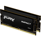 Kingston DDR4 RAM Memory Kingston Fury Impact SO-DIMM DDR4 3200MHz 2x32GB (KF432S20IBK2/64)
