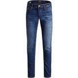 Jeans - Slim Trousers Jack & Jones Boy's Glenn Original Slim Fit Jeans - Blue Denim (12181893)