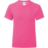 Pink T-shirts Fruit of the Loom Girl's Iconic 150 T-shirt - Fuchsia (61-025-057)