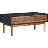 vidaXL Solid Acacia Coffee Table 50x90cm