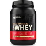 Enhance Muscle Function Protein Powders Optimum Nutrition 100% Gold Standard Whey Protein Vanilla Ice Cream 900g